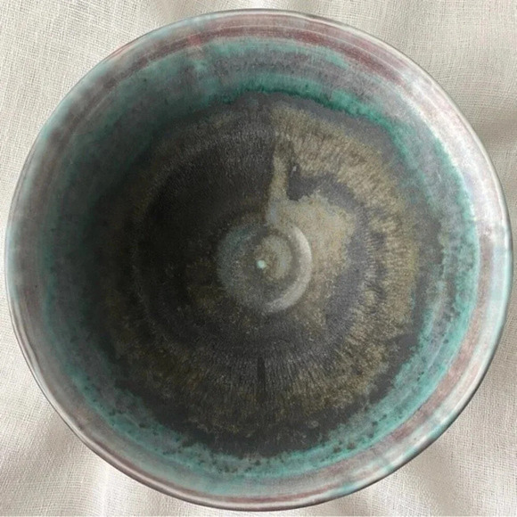 Vintage Green Marble Dish and Emerald Green StonewareVase and Bowl Sets - Picture 9 of 16